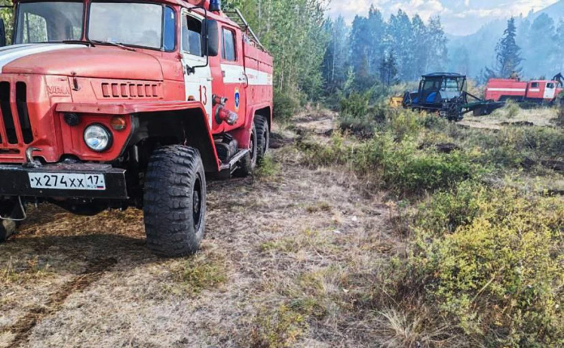 В Туве решили эвакуировать из лагерей 500 детей из-за лесных пожаров